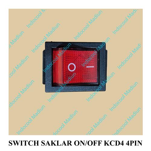 Jual SAKLAR/PUSH ON OFF 4PIN/SWITCH SAKLAR ON/OFF KCD4 4PIN - Kota ...