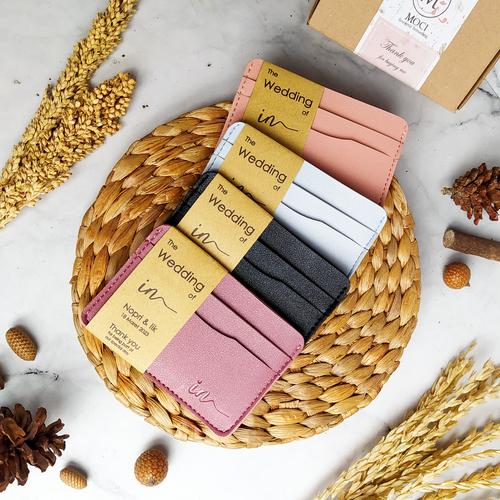 Jual Souvenir Pernikahan Unik Dompet Kartu ATM/CARD HOLDER Ujung