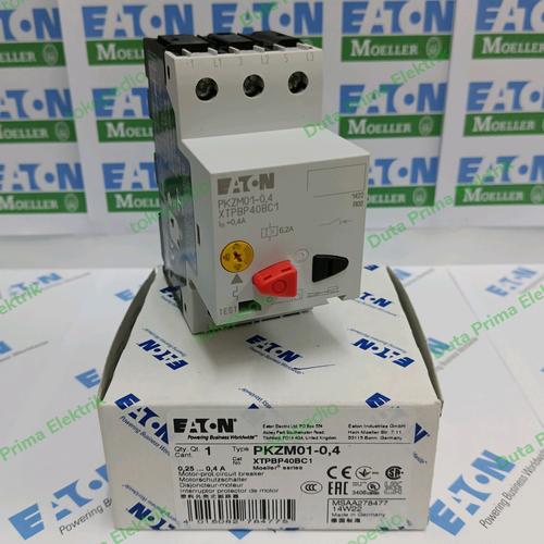 Démarreur Moteur Manuel Eaton Moeller PKZM01-6.3 - Contacteur Moteur 6.3A, Origine Allemagne