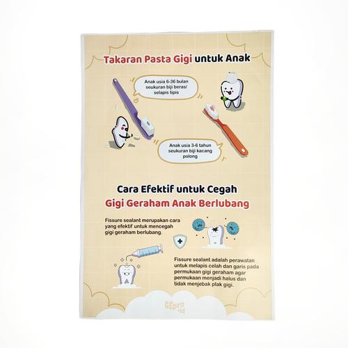 Jual Poster / Flip chart Edukasi Penyuluhan Kesehatan Gigi dan Mulut