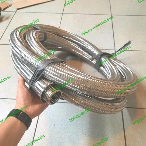 Jual Selang Flexible Hose 2" inch Stainless SS 304 Metal Hose Fleksibel