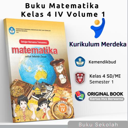 Jual Buku Pelajaran MTK Matematika Kelas 4 IV SD Kurikulum Merdeka ...
