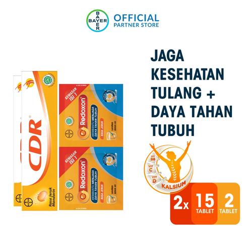 Promo CDR Raisa Monthly Box (CDR Rasa Jeruk 30 Tablet) & Redoxon 2 ...