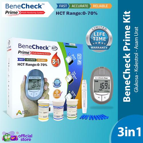 Promo Benecheck Prime Kit- Alat cek Gula Darah Kolestrol Asam Urat ...