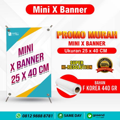 Jual Mini X Banner 25x40cm Plus Print - Jakarta Pusat ...