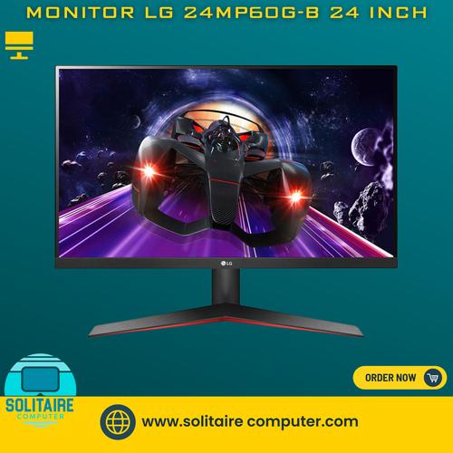 Jual LG 24MP60G B 24 Inch FHD IPS 75hz FreeSync HDMI DP DSub Monitor