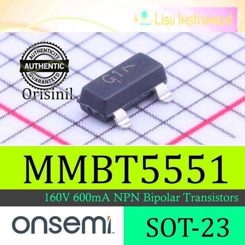 Transistor Haute Tension 3000 Mark G1, 5551 Pièces, Mmbt5551 Sot-23