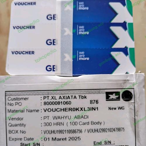 Jual VOUCHER XL KOSONG 3IN1 NASIONAL - Kab. Wonogiri - gombong acc ...