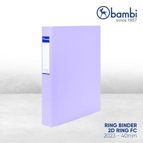 Promo Bambi Binder DType 2 Ring 2023 Folio Light Blue Kota Depok