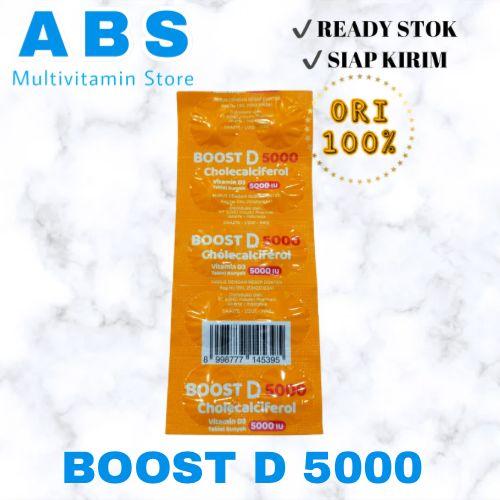 Jual Boost d 5000 strip isi 10 tablet vitamin d 5000 iu Kab. Bogor
