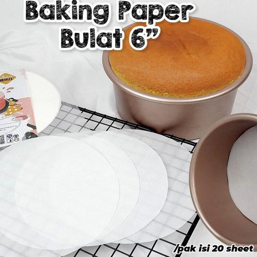 Jual Alas Baking Paper Bulat Kertas Roti Potong Kertas Alas Panggang ...