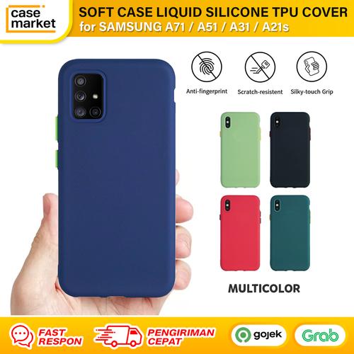 Samsung A71 A51 A31 A21s Casing Silicone Case Candy Logo Cut Softcase  Navy, Samsung A10s di Casemarket Tokopedia