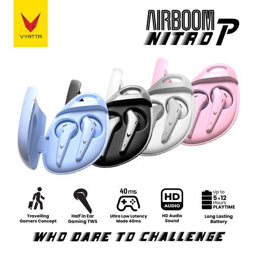 Promo VYATTA Airboom Nitro P TWS Bluetooth Headset - Gaming Mode 40ms ...
