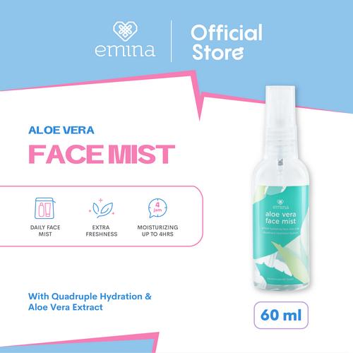 Promo Emina Aloe Vera Face Mist 60 mL Pelembab Wajah Menghidrasi
