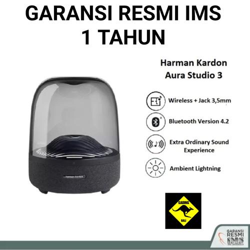 Jual HARMAN KARDON AURA STUDIO 3 BLUETOOTH SPEAKER GARANSI RESMI IMS 1