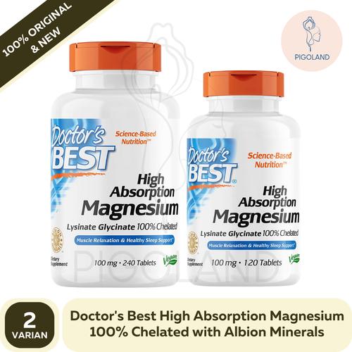 Jual Doctor's Best Doctor High Absorption Magnesium 100 M 120 240