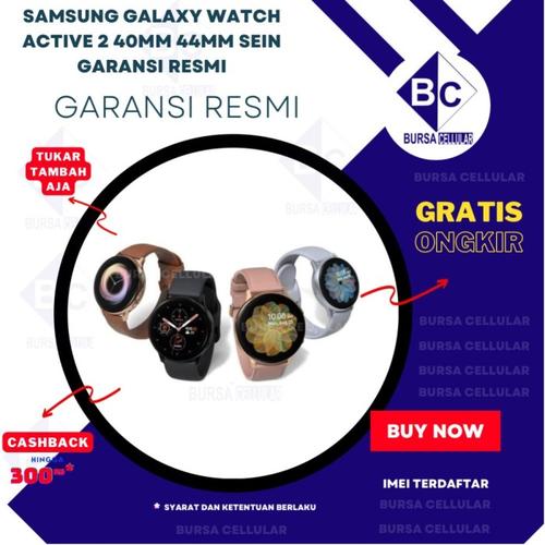 Samsung Galaxy Active 44mm 40mm 44 40 mm Active2 R380 SEIN RESMI di  Tokopedia