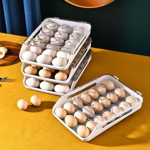 Jual Egg Storage Rak Container Kotak Box Tempat Penyimpanan Telur Telor ...