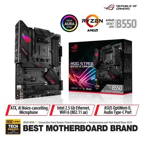 Jual Motherboard ASUS ROG Strix B550-E Gaming - ATX AM4 Asus B550E ...