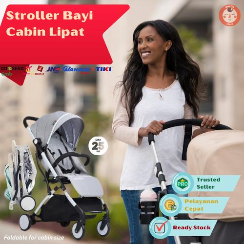 Jual Portable Cabin Size Stroller | Kursi dorong bayi lipat ukuran