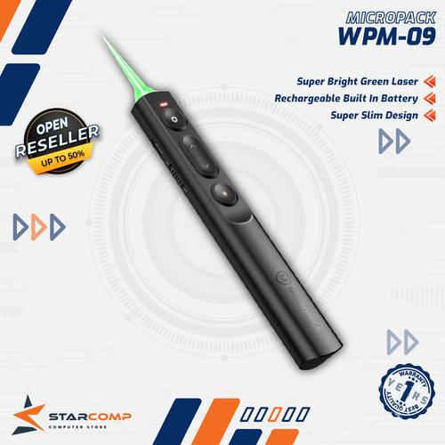 Jual Micropack WPM09 Presenter Pointer Wireless Rechargeable Green