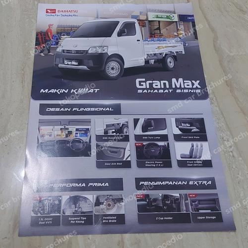 Jual brosur katalog mobil daihatsu gran max pick up 2022 flyer Kota