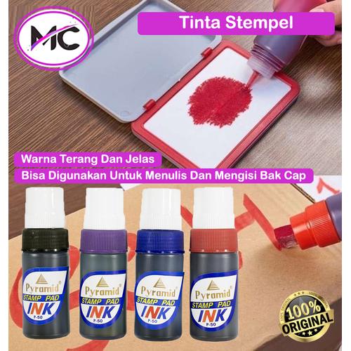 Jual Tinta Stempel Permanen Isi Ulang Bak Cap Refill Ink Stamp Pad