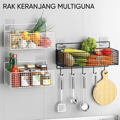 Jual Rak kamar mandi tempel gantung rak sabun rak dapur multiguna ...