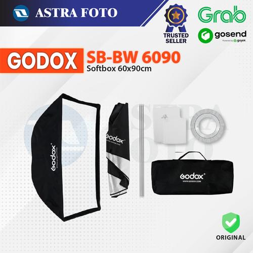 Softbox Godox de 60x90cm (Montura Bowens) con Grilla Softbox Godox de 60x90cm (Montura Bowens) con Grilla
