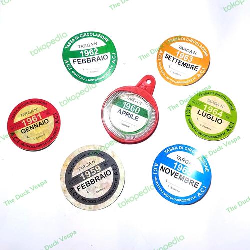 Jual tax holder vespa biemme original NOS kertas sesuai permintaan