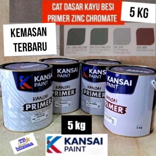 Jual Kansai Zinc Chromate 5kg Primer Green 113 Cat Dasar Kayu Besi 5kg