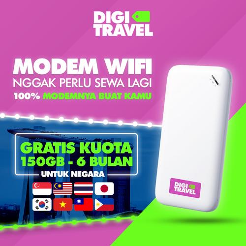 Promo DIGI TRAVEL Modem Wifi Unlimited Modem Wifi Mobile Portable