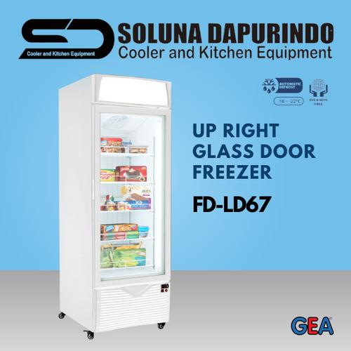 Jual GEA UP RIGHT GLASS DOOR FREEZER FD-LD67 / FD LD67 / FDLD67 - Kota ...