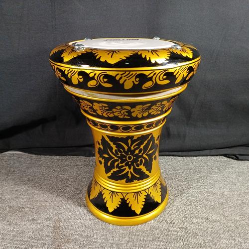 Jual Dumbuk Batu Darbuka Kayu Marawis Hadroh 6 Inchi Untuk Anak Gold