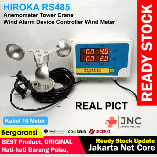 Jual Anemometer Tower Crane RS485 Wind Alarm Device Controller Wind