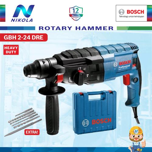 Promo GBH 2-24 DRE BOSCH Rotary Hammer Hammer Drill Bor Bobok Beton GBH 224  di Tokopedia