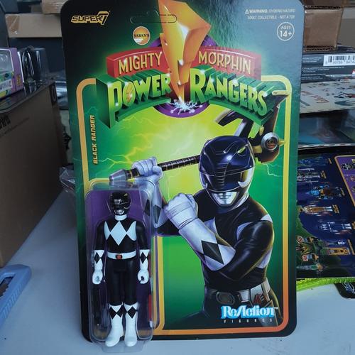 Jual Super7 Reaction MMPR Power Rangers Black Ranger - Kota Surabaya ...