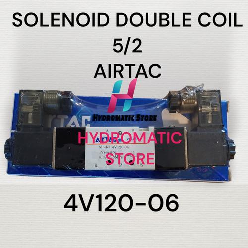 Jual SOLENOID AIRTAC DOUBLE COIL 4V120-06 - AC220V - Jakarta Barat ...