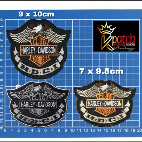 Jual HARLEY DAVIDSON/PATCH/BORDIR/LOGO BORDIR/LOGO HDCI/EMBLEM BORDIR