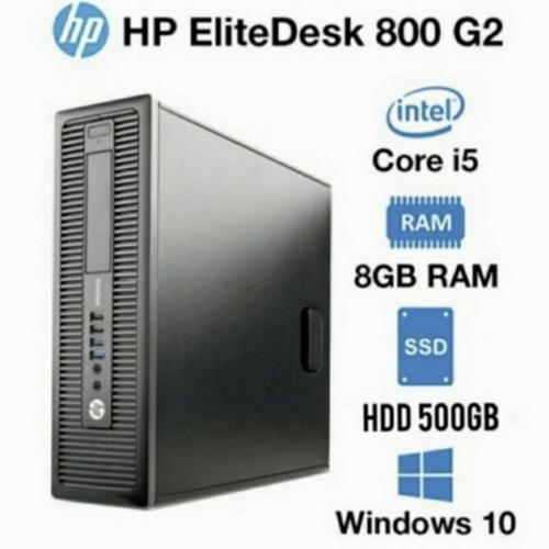 PC HP EliteDesk 800 G2 SFF Reconditionné - I5-6500 RTX 3050 16Go RAM 1To SSD Win11