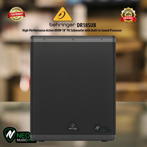 Jual Behringer DR18SUB Active 18” PA Subwoofer With
