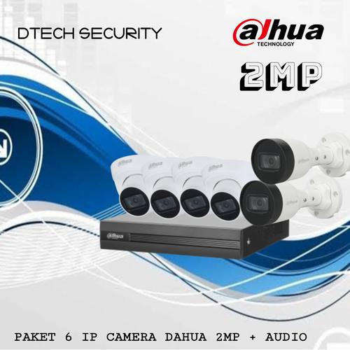 Jual PAKET IP DAHUA CAMERA CCTV DAHUA 2MP AUDIO BEST