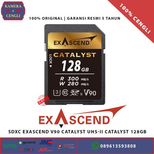 Scheda SD Exascend Catalyst 128GB UHS-I U3 V30 – 180MB/s Per Video 4K E Foto