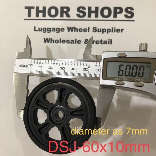 Jual roda koper pengganti double wheel diameter as 7 mm - Kota ...