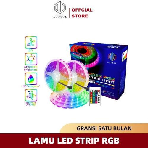 Jual LOTTOL Lampu Led Strip RGB 10M 2835 Warna Warni 2 Cabang - Jakarta ...