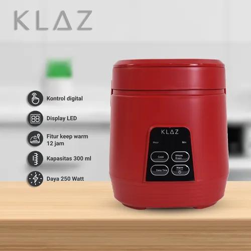 Jual Rice Cooker Mini Rice Cooker Mini Travel Digital 300 ML Klaz Merah Kota Surabaya Red