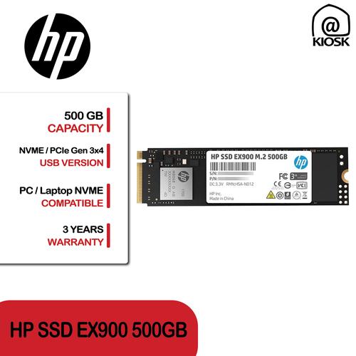 Promo HP SSD EX900 500GB 3D NAND NVME PCIe Garansi