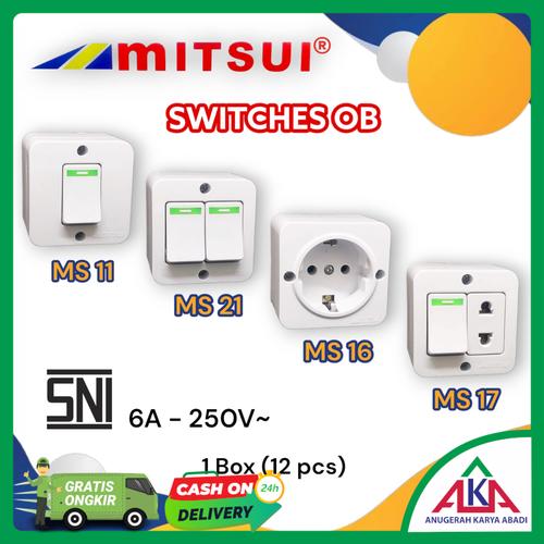 Jual MITSUI SWITCHES Saklar Luar Stop Kontak Luar OUTBOW OB - OB MS 16 ...