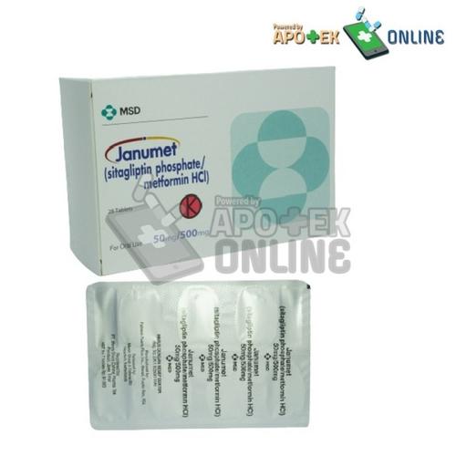 Jual JANUMET 50/500 MG 1 STRIP 7 TABLET / DIABETES Jakarta Pusat