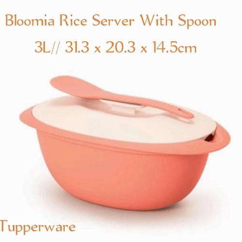 Jual Tupperware Original Bloomia Rice Server Wadah Wadah Tempat Nasi 3L